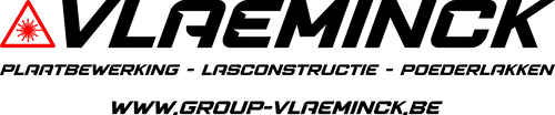 Zwart logo van Vlaeminck Cortenstaal met transparante achtergrond, gevestigd in Industriepark 43 Beernem (geen link met Vlaeminck Industriepark Noord 15 of André Vlaeminck)